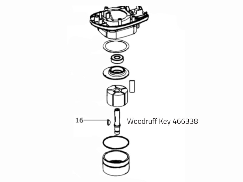 Llave Woodruff 466338