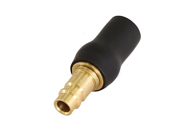 Niple de soplado de latón/goma 55 X 18Mm