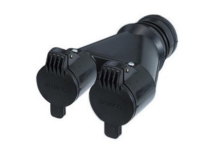 Conector Y Con 2 Válvulas De Aleta Para Aspiradora Ks260