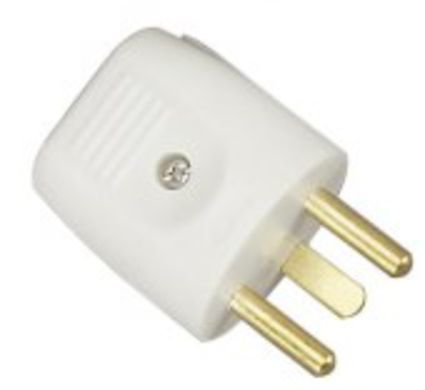 Enchufe Redondo Con Tierra