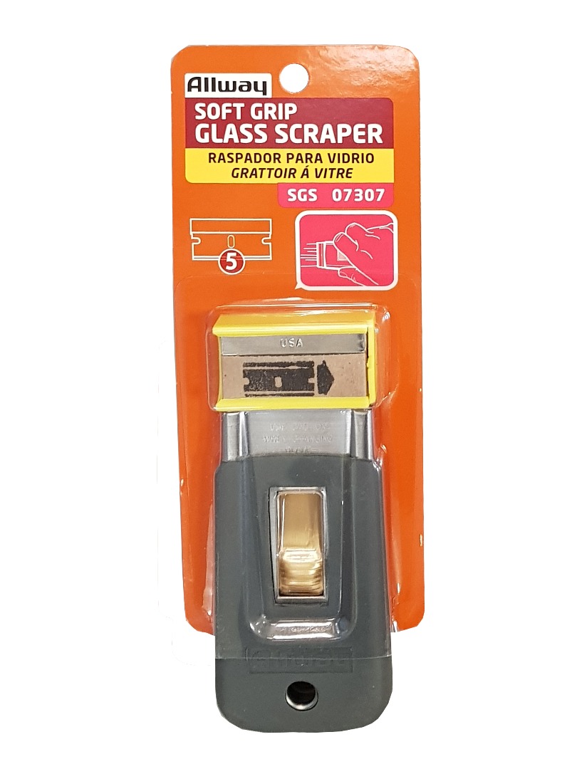 Raspador de Vidrio con Agarre Suave