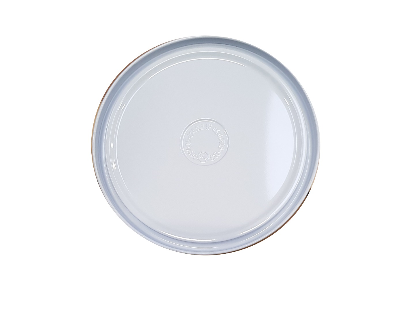 Tapa de Lata para Cubo de 3L y 5L Blanco/Brillante