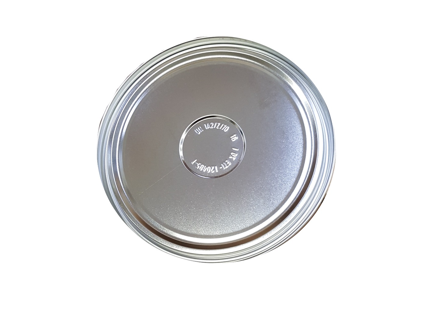 Tapa de Lata para Cubo de 10 Litros Brillante/Brillante