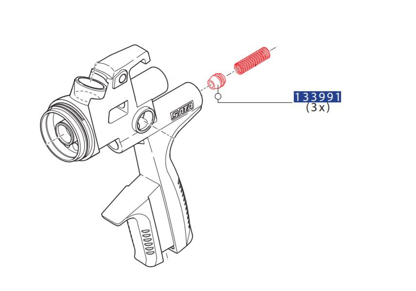 Cabeza de Pistón de Aire 133991